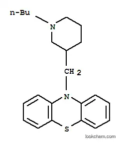 Molecular Structure of 63833-97-6 (10-[(1-Butyl-3-piperidinyl)methyl]-10H-phenothiazine)