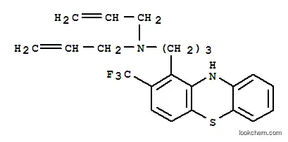 Molecular Structure of 63834-03-7 (N,N-Diallyl-2-(trifluoromethyl)-10H-phenothiazine-10-propan-1-amine)