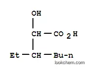 Molecular Structure of 63834-30-0 (3-Ethyl-2-hydroxyheptanoic acid)