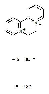 Dipyrido[1,2-a:2',1'-c]pyrazinium,6,7-dihydro-,bromide,hydrate(1:2:1)