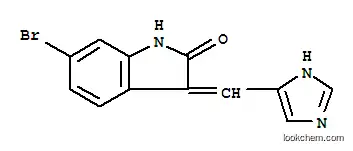 6-Bromo-3-[(1H-imidazol-5-yl)methylidene]-1,3-dihydro-2H-indol-2-one