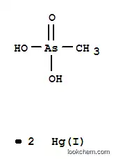 Molecular Structure of 63869-15-8 (arsonate, As-methyl-, mercury salt (1:2))