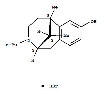 2,6-Methano-3-benzazocin-8-ol,3-butyl-1,2,3,4,5,6-hexahydro-6,11-dimethyl-, hydrobromide, (2a,6a,11R*)- (9CI)