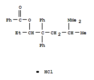 (5-benzoyloxy-4,4-diphenylheptan-2-yl)-dimethylazanium chloride