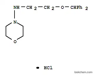 Molecular Structure of 63918-19-4 (N-[2-(diphenylmethoxy)ethyl]morpholin-4-aminium chloride)