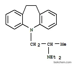 Molecular Structure of 63918-71-8 (5-[2-(Diethylamino)propyl]-10,11-dihydro-5H-dibenz[b,f]azepine)