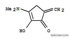 Molecular Structure of 63937-30-4 (3-Dimethylamino-2-hydroxy-5-methylene-2-cyclopenten-1-one)