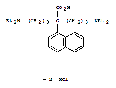 [4-carboxy-7-(diethylazaniumyl)-4-naphthalen-1-ylheptyl]-diethylazaniumdichloride