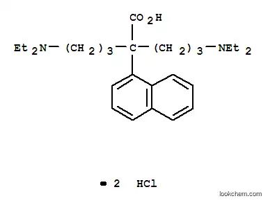 1-Naphthaleneacetic acid, alpha,alpha-bis(3-(diethylamino)propyl)-, dihydrochloride
