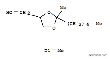 Molecular Structure of 63980-38-1 ([2-(hexan-2-yl)-2-methyl-1,3-dioxolan-4-yl]methanol)