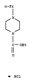 1-Piperazinecarboxylicacid, 4-propyl-, ethyl ester, hydrochloride (1:1)
