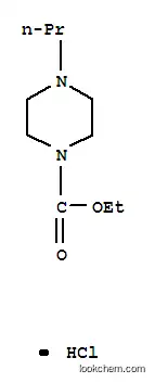 Molecular Structure of 63981-47-5 (ethyl 4-propylpiperazine-1-carboxylate hydrochloride (1:1))