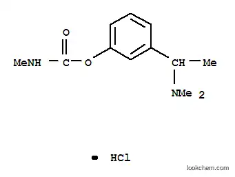 Molecular Structure of 63982-32-1 (N,N-dimethyl-1-{3-[(methylcarbamoyl)oxy]phenyl}ethanaminium chloride)