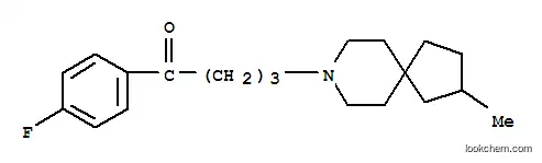 Molecular Structure of 64-61-9 (1-(4-fluorophenyl)-4-(2-methyl-8-azaspiro[4.5]dec-8-yl)butan-1-one)