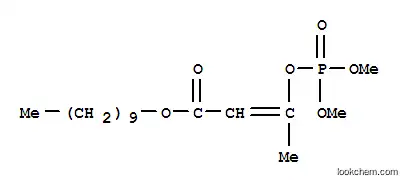 Molecular Structure of 64011-82-1 (3-(Dimethoxyphosphinyloxy)-2-butenoic acid decyl ester)