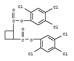 1,2-Cyclobutanedicarboxylicacid, 1,2-bis(2,4,5-trichlorophenyl) ester cas  64011-98-9