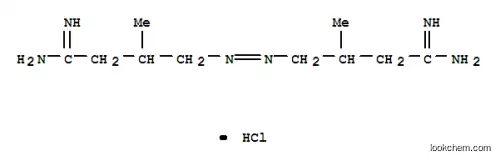 Molecular Structure of 64037-73-6 (Butanimidamide,4,4'-azobis[3-methyl-, monohydrochloride (9CI))