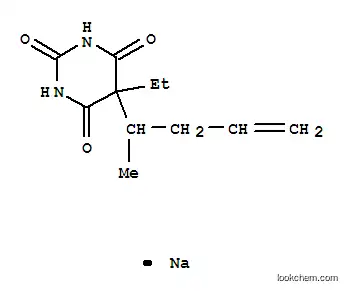 5-Ethyl-5-(1-methyl-3-butenyl)-2-sodiooxy-4,6(1H,5H)-pyrimidinedione