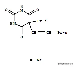 5-Isopropyl-5-(1-pentenyl)-2-sodiooxy-4,6(1H,5H)-pyrimidinedione