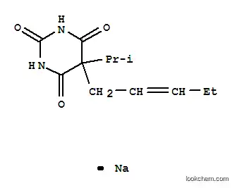 5-Isopropyl-5-(2-pentenyl)-2-sodiooxy-4,6(1H,5H)-pyrimidinedione