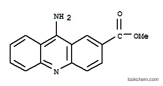 Molecular Structure of 64046-78-2 (9-Amino-2-acridinecarboxylic acid methyl ester)