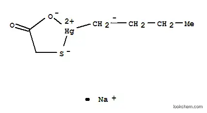 Molecular Structure of 64048-05-1 (SODIUMBUTYLMERCURICTHIOGLYCOLLATE)