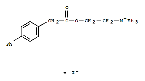 triethyl-[2-[2-(4-phenylphenyl)acetyl]oxyethyl]azanium iodide