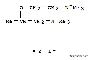 Molecular Structure of 64049-90-7 (N,N,N-trimethyl-2-[2-(trimethylammonio)ethoxy]propan-1-aminium diiodide)