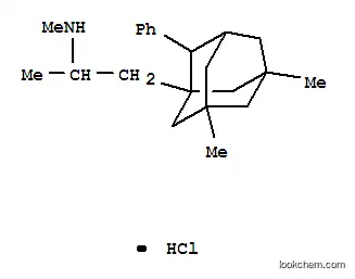 Molecular Structure of 64050-20-0 (1-(5,7-dimethyl-2-phenyltricyclo[3.3.1.1~3,7~]dec-1-yl)-N-methylpropan-2-amine hydrochloride (1:1))