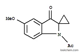 Molecular Structure of 64053-88-9 (Spiro[cyclopropane-1,2'-[2H]indol]-3'(1'H)-one,1'-acetyl-5'-methoxy-)