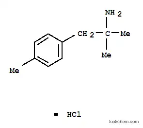 Molecular Structure of 64057-73-4 (2-methyl-1-(4-methylphenyl)propan-2-amine hydrochloride (1:1))