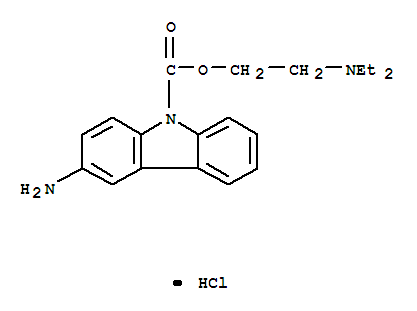 2-(3-aminocarbazole-9-carbonyl)oxyethyl-diethylazanium chloride
