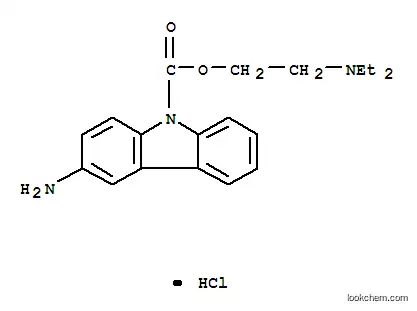 Molecular Structure of 64057-92-7 (2-{[(3-amino-9H-carbazol-9-yl)carbonyl]oxy}-N,N-diethylethanaminium chloride)