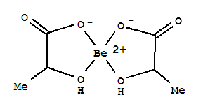 Beryllium,bis(2-hydroxypropanoato-O1,O2)-, (T-4)- (9CI)