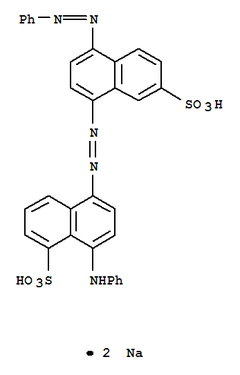 Disodium 8-(phenylamino)-5-((4-(phenylazo)-7-sulphonato-1-naphthyl)azo)naphthalenesulphonate