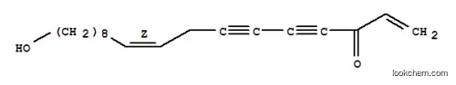 Molecular Structure of 64095-59-6 (1,9-Octadecadiene-4,6-diyn-3-one,18-hydroxy-, (9Z)-)