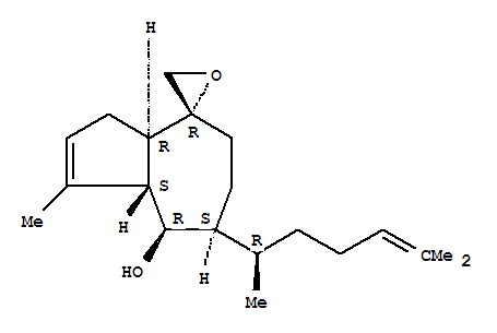 Spiro[azulene-4(3H),2'-oxiran]-8-ol,7-[(1R)-1,5-dimethyl-4-hexen-1-yl]-3a,5,6,7,8,8a-hexahydro-1-methyl-,(2'R,3aR,7S,8R,8aS)- cas  64118-74-7
