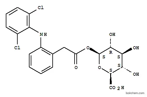 Molecular Structure of 64118-81-6 (Diclofenac Acyl Glucuronide)