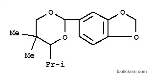 Molecular Structure of 6412-95-9 (5-[5,5-dimethyl-4-(propan-2-yl)-1,3-dioxan-2-yl]-1,3-benzodioxole)