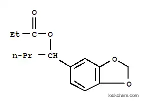 Molecular Structure of 6412-99-3 (1-(1,3-benzodioxol-5-yl)butyl propanoate)