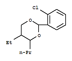 1,3-Dioxane,2-(2-chlorophenyl)-5-ethyl-4-propyl- cas  6413-60-1
