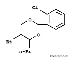 Molecular Structure of 6413-60-1 (2-(2-chlorophenyl)-5-ethyl-4-propyl-1,3-dioxane)