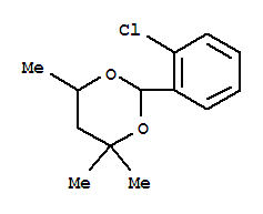 1,3-Dioxane,2-(2-chlorophenyl)-4,4,6-trimethyl- cas  6413-66-7