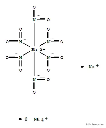 Molecular Structure of 64164-17-6 (diammonium sodium hexakis(nitrito-N)rhodate)