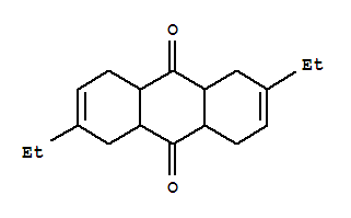 9,10-Anthracenedione,2,6-diethyl-1,4,4a,5,8,8a,9a,10a-octahydro- cas  64167-82-4