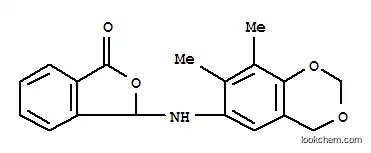 Molecular Structure of 64179-39-1 (3-[(7,8-dimethyl-4H-1,3-benzodioxin-6-yl)amino]-2-benzofuran-1(3H)-one)