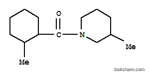 Molecular Structure of 64387-78-6 (3-Methyl-1-[(2-methylcyclohexyl)carbonyl]piperidine)