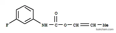 Molecular Structure of 64398-08-9 ((1E)-prop-1-en-1-yl (3-fluorophenyl)carbamate)