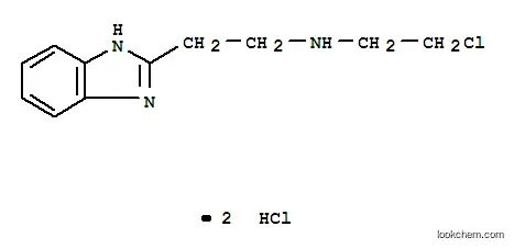 Molecular Structure of 64398-11-4 (2-(1H-benzimidazol-2-yl)-N-(2-chloroethyl)ethanamine dihydrochloride)