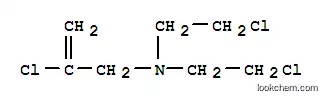 Molecular Structure of 64398-26-1 (2-chloro-N,N-bis(2-chloroethyl)prop-2-en-1-amine)